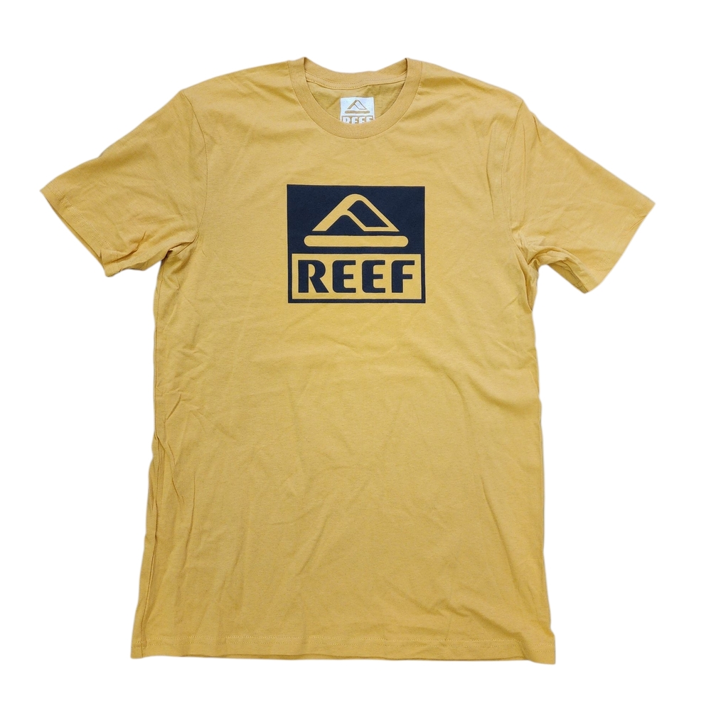 Reef Men's Mustard Short Sleeve Tee